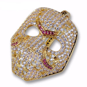 Jason Mask Iced Out Necklace