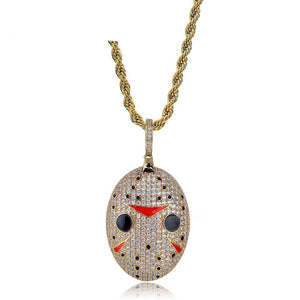 Hockey Mask Iced Out Chain